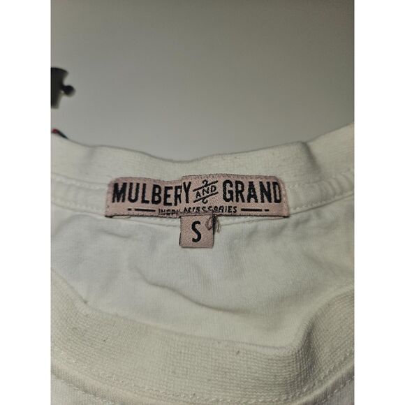 Mulberry and Grand New York Boxy Crop T-Shirt, Size S - Picture 5 of 5